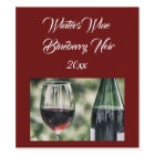 Personalised Cranberry Red Wine Bottles | Photo