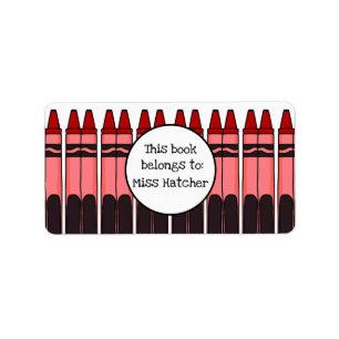 Personalised Crayon Labels