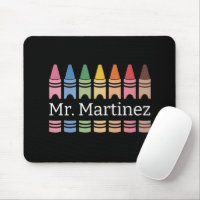 Personalised Crayon Teacher Name Cute Back School