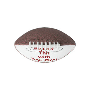 Personalised Create Your Own Custom DIY Template Football