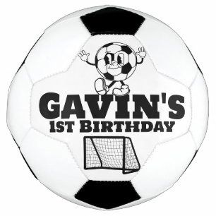 Personalised Create Your Own Custom Retro Birthday Soccer Ball