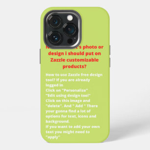 Personalised Create your own Modern cute gift chic iPhone 13 Pro Case