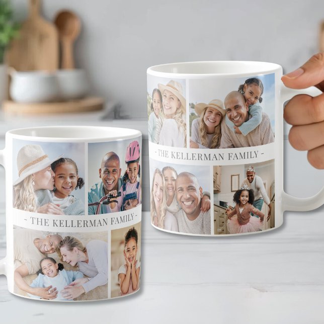 Personalised Create Your Own Photo Collage Coffee Mug (Personalized Create Your Own Photo Collage Coffee Mug)