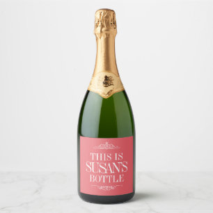 Personalised Create Your Own Sparkling Wine Labe Label