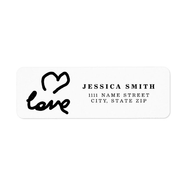Personalised Creative Sign Love and Heart (Front)