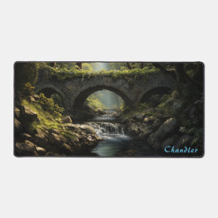 Personalised Creek in the Forest Desk Mat