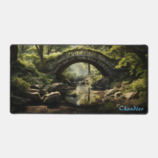 Personalised Creek in the Forest Desk Mat