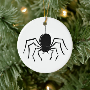 Personalised Creepy Spider Halloween Tree Ornament