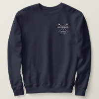 Personalised Crew Rowing Logo Oars Team Name Year