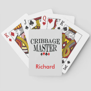 Personalised Cribbage Master Playing Cards