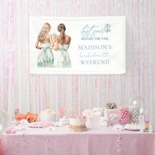 Personalised Cruise Bachelorette Party Banner