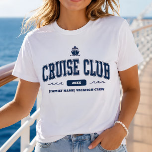 Personalised Cruise Club Family Vacation T-Shirt