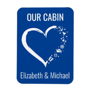 Personalised Cruise Door Heart Lover Magnet