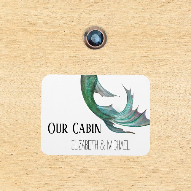 Personalised Cruise Door Mermaid Tail Magnet (Creator Uploaded)