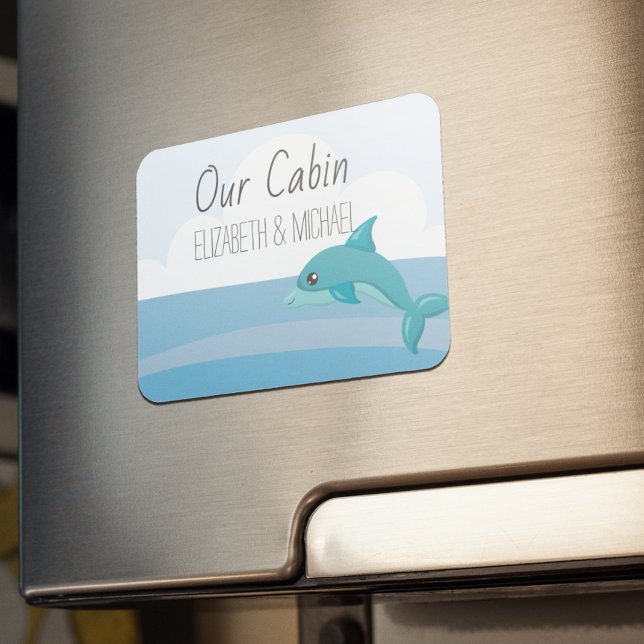 Personalised Cruise Door Sea Dolphin Marker Magnet (Creator Uploaded)