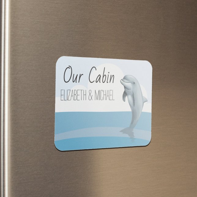 Personalised Cruise Door Sea Dolphin Marker Magnet (Creator Uploaded)