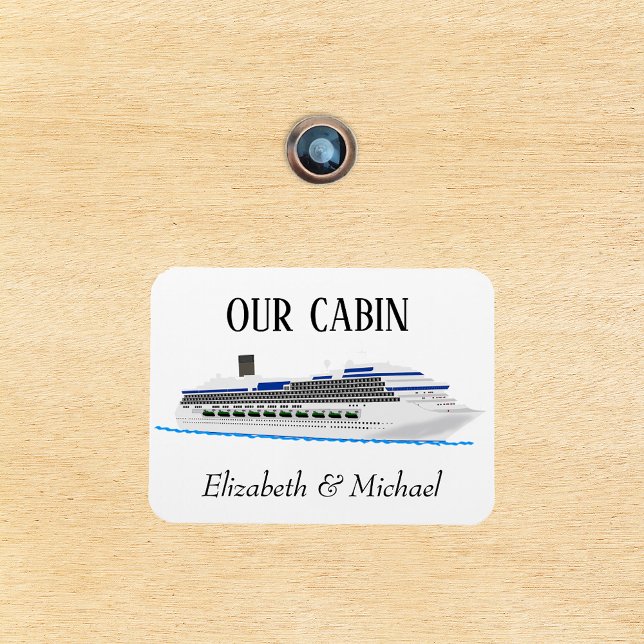 Personalised Cruise Door Ship Our Cabin Magnet (Creator Uploaded)