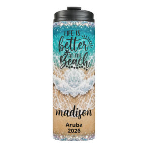 Personalised Cruise Vacation Name Tumbler Cup Cust