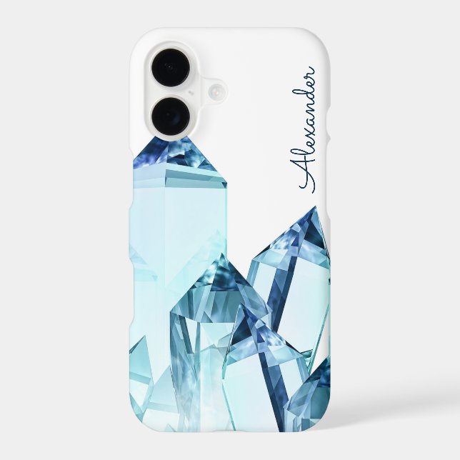 Personalised Crystal Witch Add Name  iPhone Case (Back)