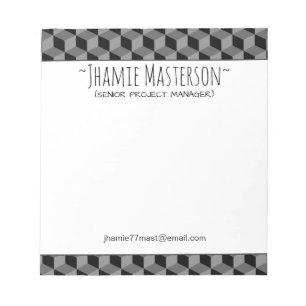 Personalised Cubed GS Notepad