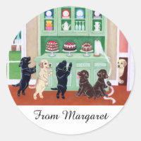 Personalised Cupboard Labrador Puppies