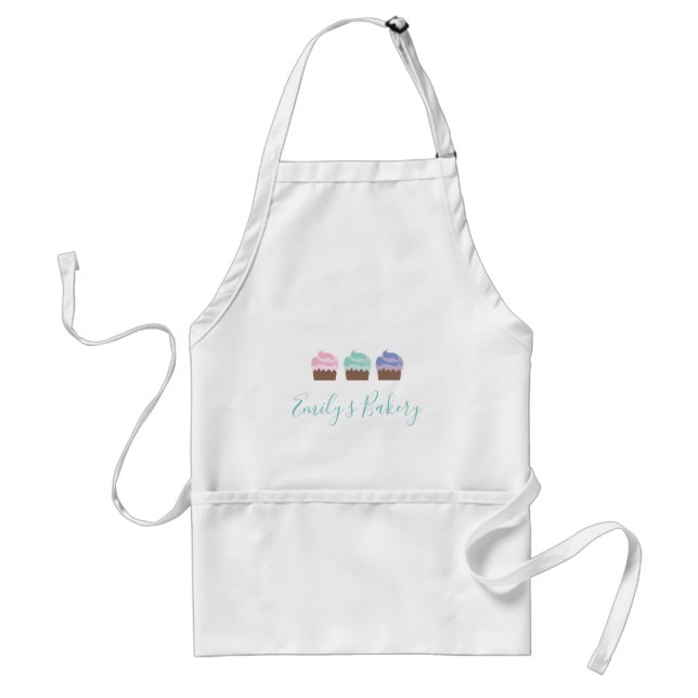 Personalised Cupcake Emily's Bakery Apron (Front)