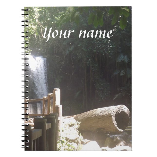 Personalised Curtis Falls Notebook (Front)