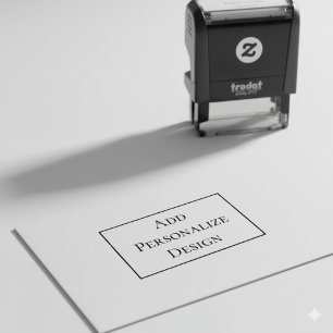 Personalised Custom 2.15" x 0.78" Self-inking Stamp
