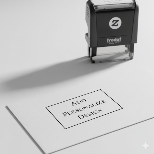 Personalised Custom 2.15" x 0.78" Self-inking Stamp (Creator Uploaded)