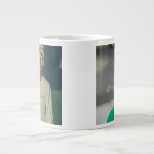 Personalised Custom 2 Photo Double Sided Large Coffee Mug