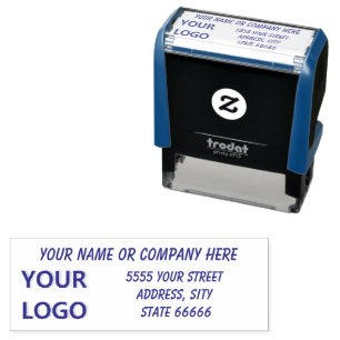 Personalised Custom Address Self-inking Stamp
