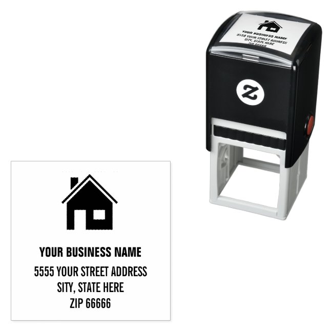 Personalised Custom Address Self-inking Stamp (In Situ)