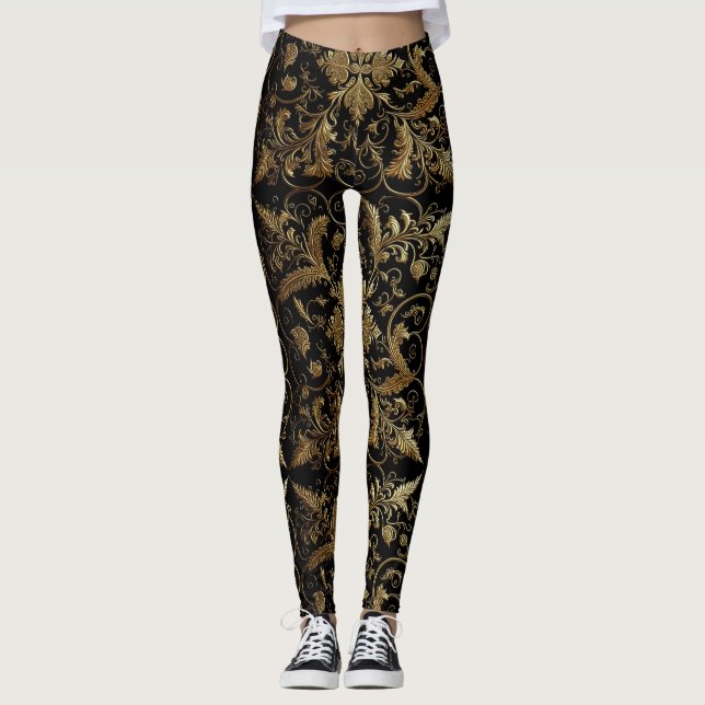 Personalised Custom All-Over-Print Leggings (Front)