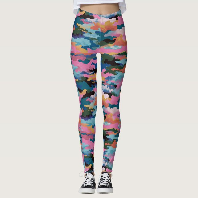 Personalised Custom All-Over-Print Leggings (Front)