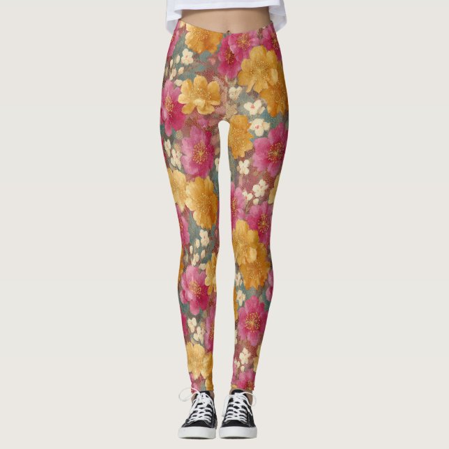 Personalised Custom All-Over-Print Leggings (Front)