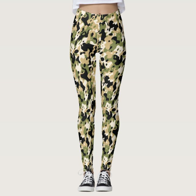 Personalised Custom All-Over-Print Leggings (Front)