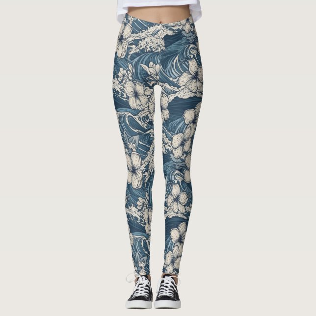 Personalised Custom All-Over-Print Leggings (Front)