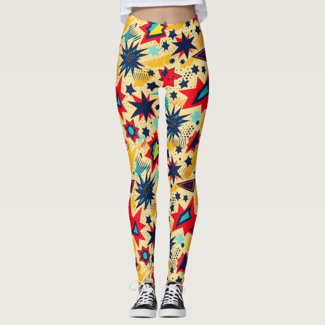 Personalised Custom All-Over-Print Leggings (Front)