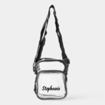 Personalised Custom Black Script Name Stadium