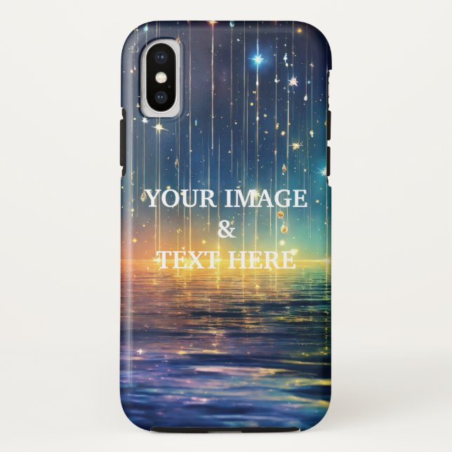 Personalised Custom Black Your Own Photo Case-Mate iPhone Case (Back)