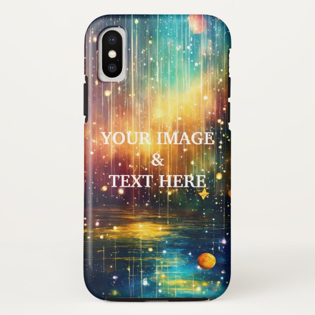 Personalised Custom Black Your Own Photo Case-Mate iPhone Case (Back)