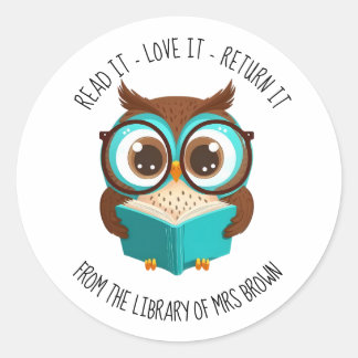 Personalised Custom Book Stickers | Bookplate Labe