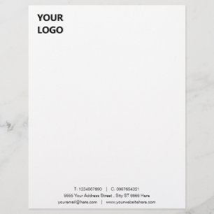 Personalised Custom Business Letterhead Template