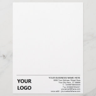 Personalised Custom Business Letterhead with Logo