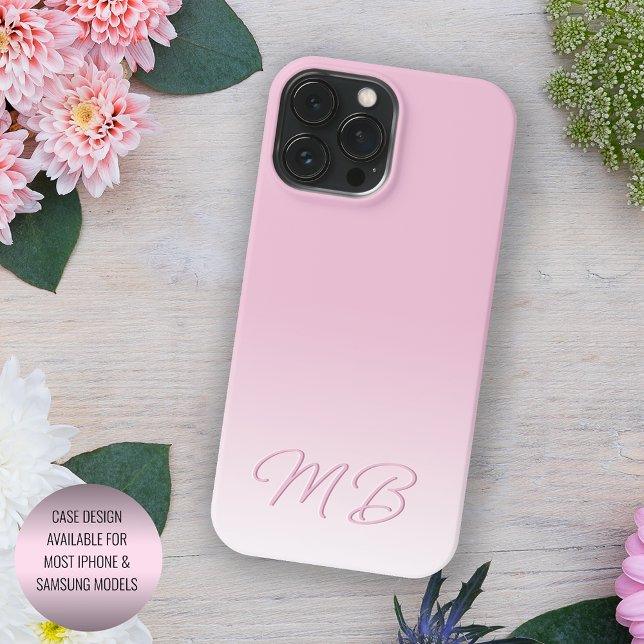 Personalised Custom Chic Light Cotton Candy Pink iPhone Case (Creator Uploaded)