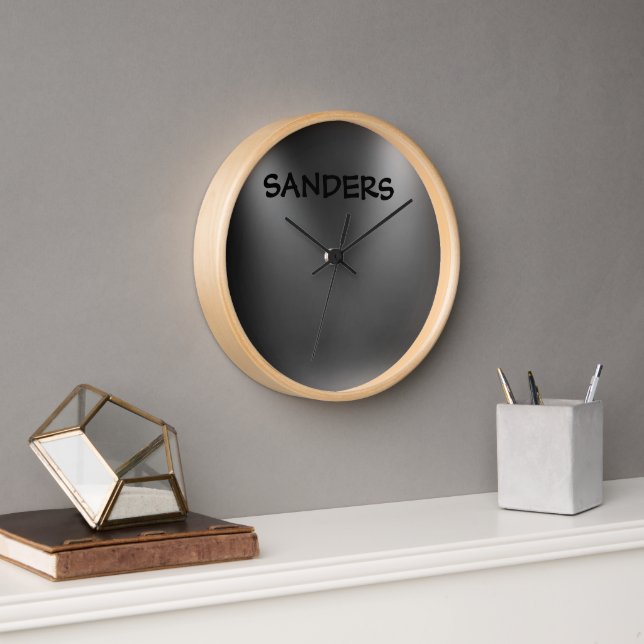 Personalised Custom Clock Name (Office)