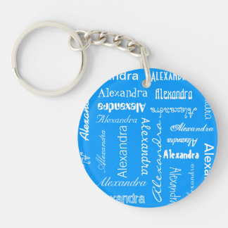 Personalised & Custom Colour Key Ring