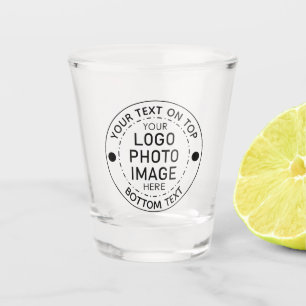 Personalised Custom Colour Text Photo Logo Shot Glass