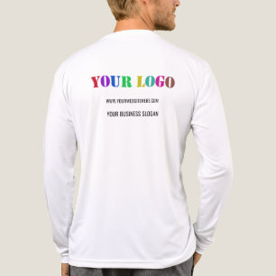 Personalised Custom Company Logo and Text Business Tri-Blend Shirt