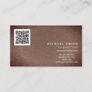 Personalised Custom Corporate QR Code Logo Busines Business Card